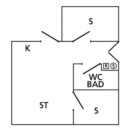 アパート 2 Bedroom In *